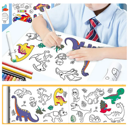 Creative Coloring Drawing Paper Roll