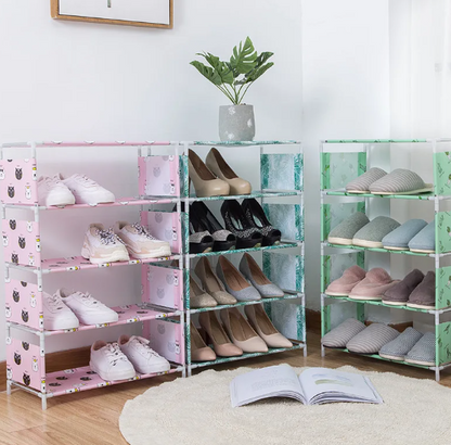 5 Layer Oxford Shoe Rack