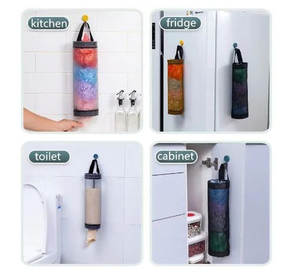 Wall Mount Plastic Bag Holder Dispenser