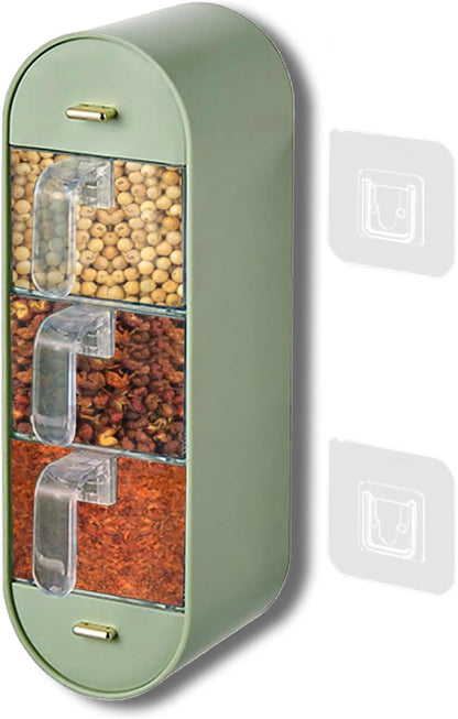 Self Adhesive Wall Mounted Spice Box with Handle