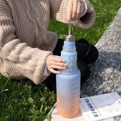 Set Of 3 Motivational Water Bottle