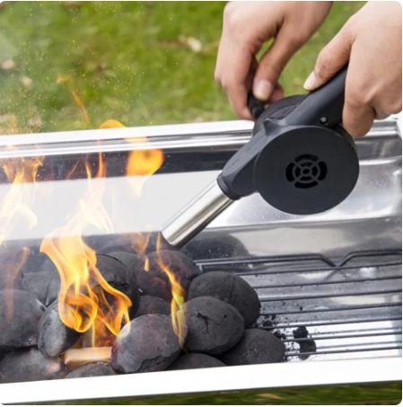 Outdoor Cooking BBQ Fan Air Blower For Barbecue Fire