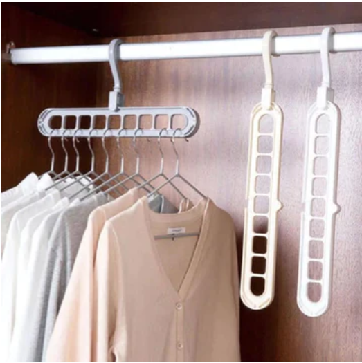 9 Hole Space Saving Clothes Hanger