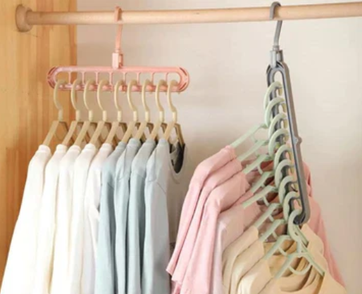 9 Hole Space Saving Clothes Hanger