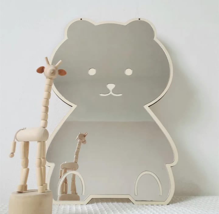 Cute Animal Acrylic Wall Mirror for Kids Room