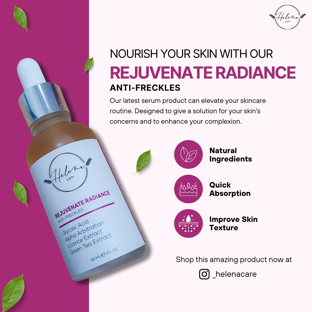 Helena Care Rejuvenate Radiance Anti-Freckles Serum