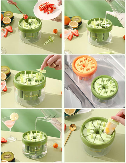 7 Grids Mini Ice-cream Popsicle Mould