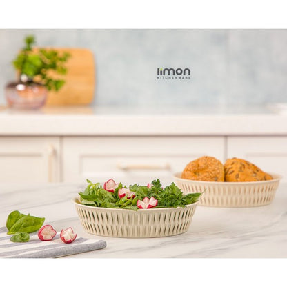 Limon Bamboo Oval Vegetable Basket