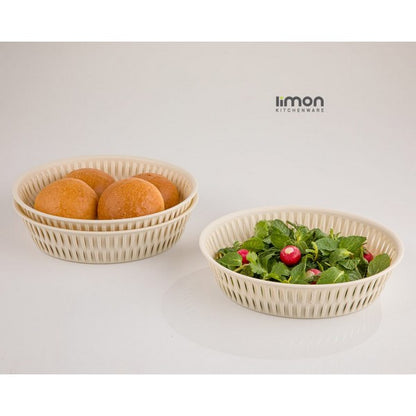 Limon Bamboo Oval Vegetable Basket