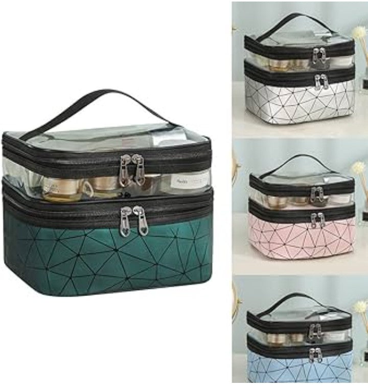 Double Layer Makeup Bag