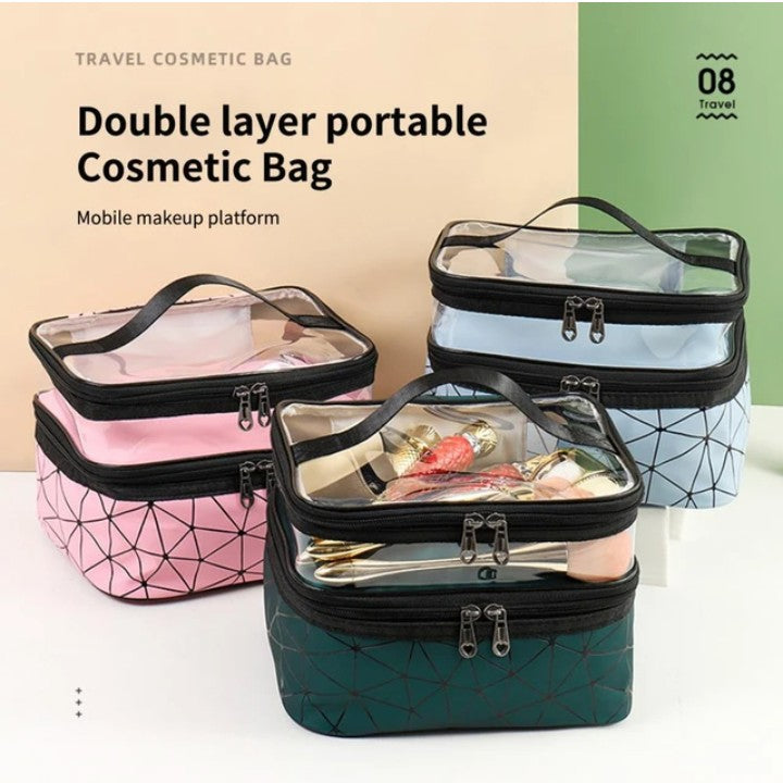 Double Layer Makeup Bag