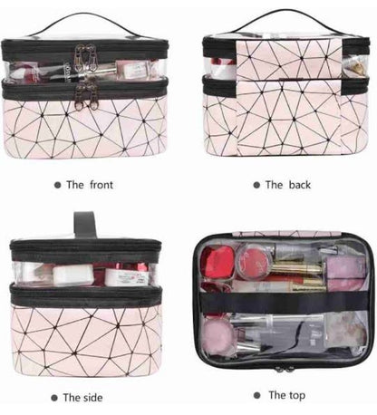 Double Layer Makeup Bag