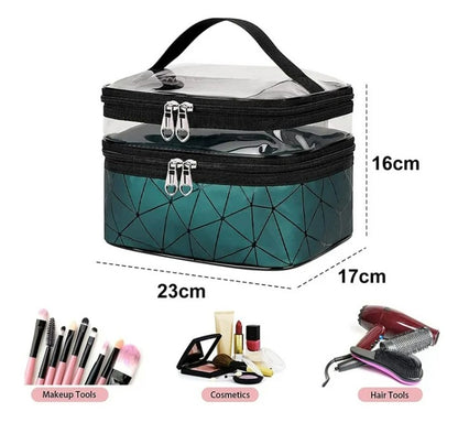 Double Layer Makeup Bag