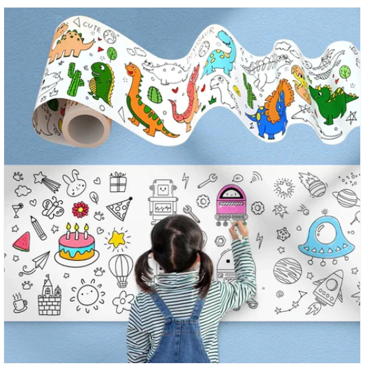 Creative Coloring Drawing Paper Roll