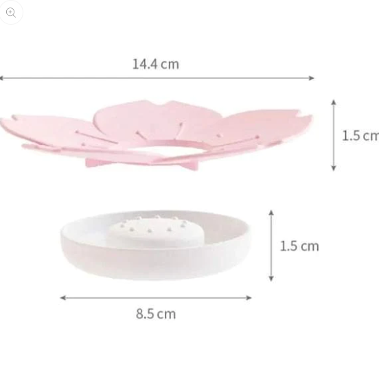 Flower Soap Dish (Pair)