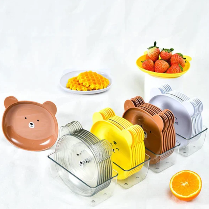 Bear Snack plate (8pcs)