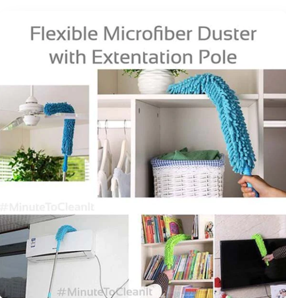 Long Flexible Telescopic Fan Duster