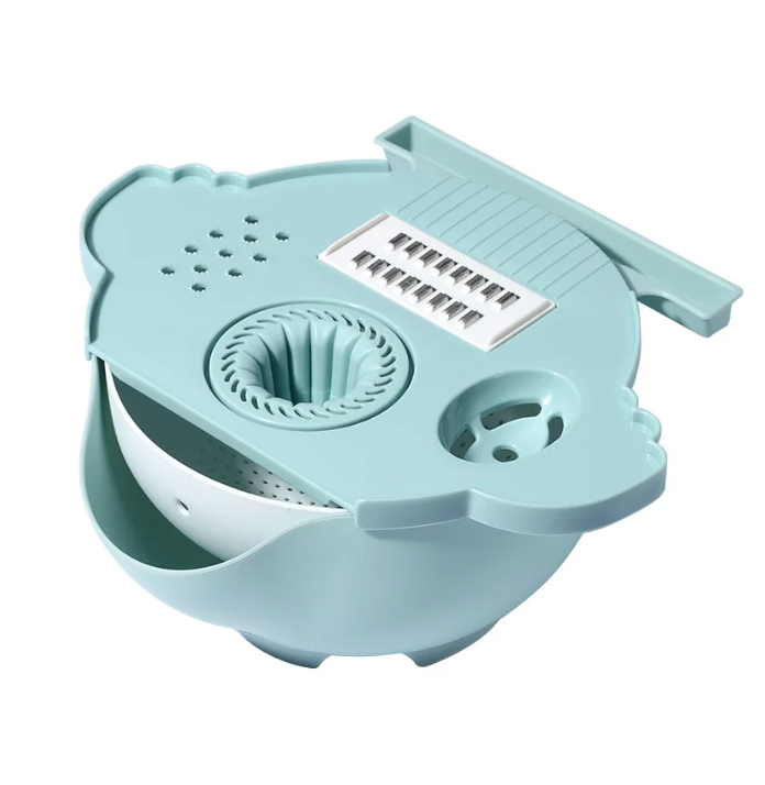 7 in Vegetable/Fruit Cutter with Drainer Bowl