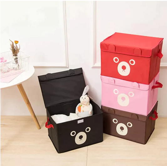 Cartoon Bear Storage Organizer Box