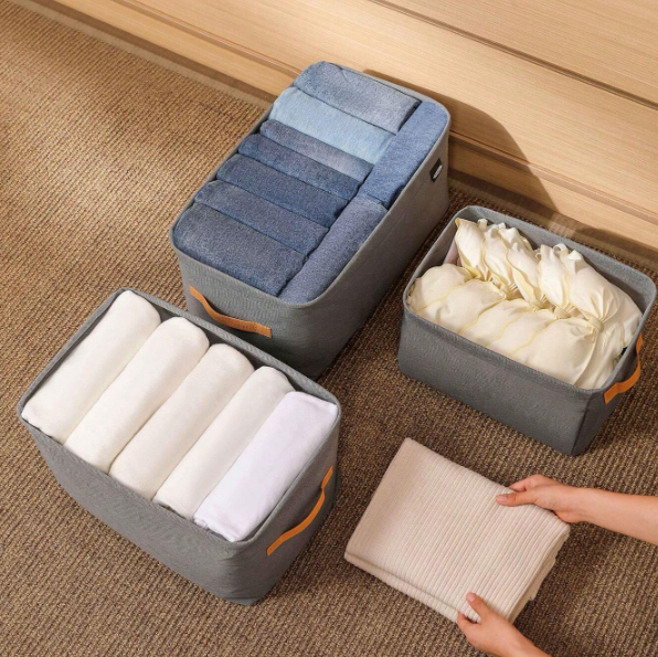 Clothes Storage Basket Organizer Box