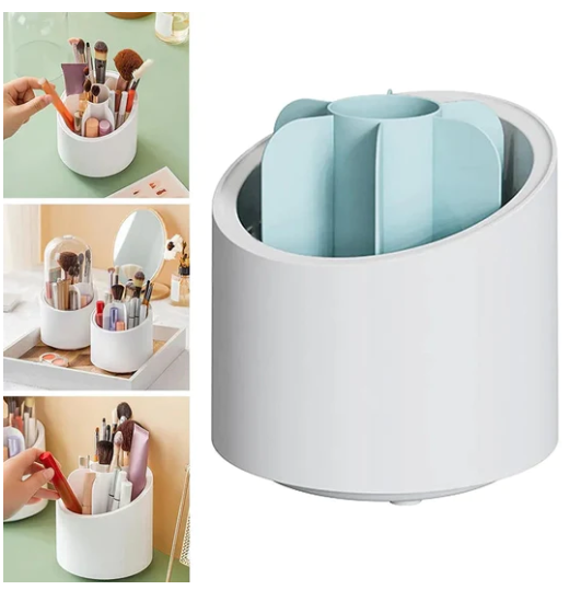 360 Rotating Makeup Brush Holder