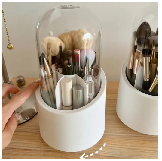 360 Rotating Makeup Brush Holder