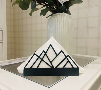 Wooden Mountain Napkin Tissue Holder