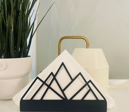 Wooden Mountain Napkin Tissue Holder