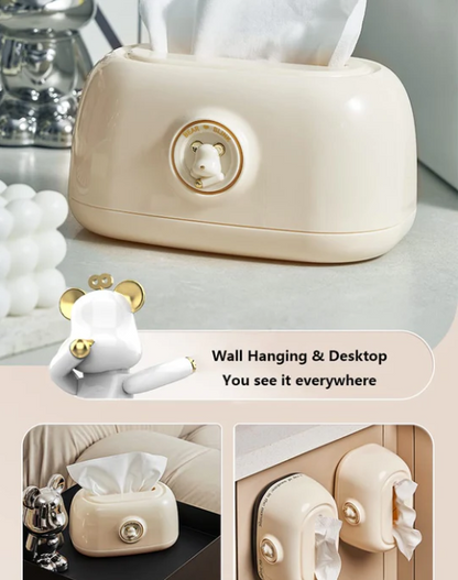 Mounta Bear Minimalist Tissue Box