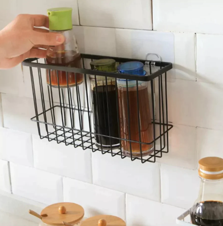 Kitchen Bathroom Iron Wire Basket