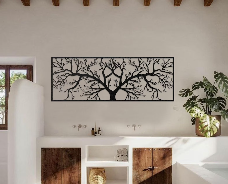 Tree Wooden Wall Art Home Decor