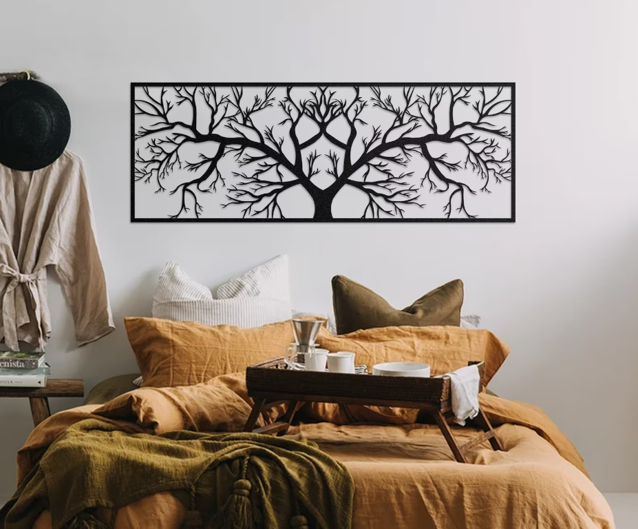 Tree Wooden Wall Art Home Decor