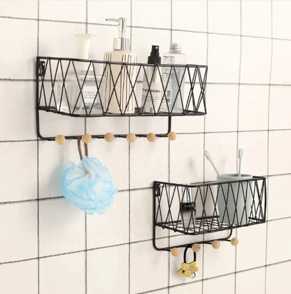 Multipurpose Criss-Cross Wall Utility Shelf