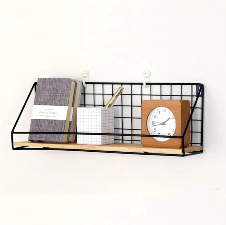 Checks and Boxes Wall Shelf