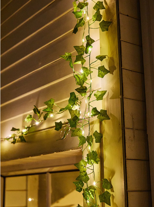 Leaf Garland Plant Fairy Lights For Home Decoration