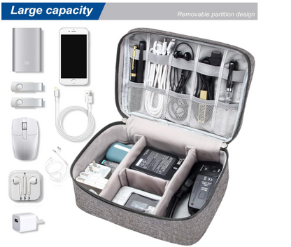 Electronic Accessories Cable Organizer- Storage bag