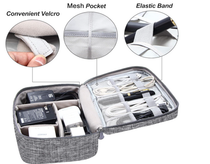 Electronic Accessories Cable Organizer- Storage bag