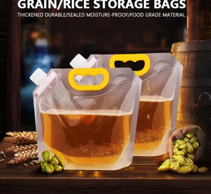 Airtight Food Cereal Grains Storage Bag Pouch