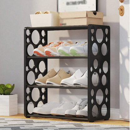 4 Layer Bubble Hole Shoe Rack