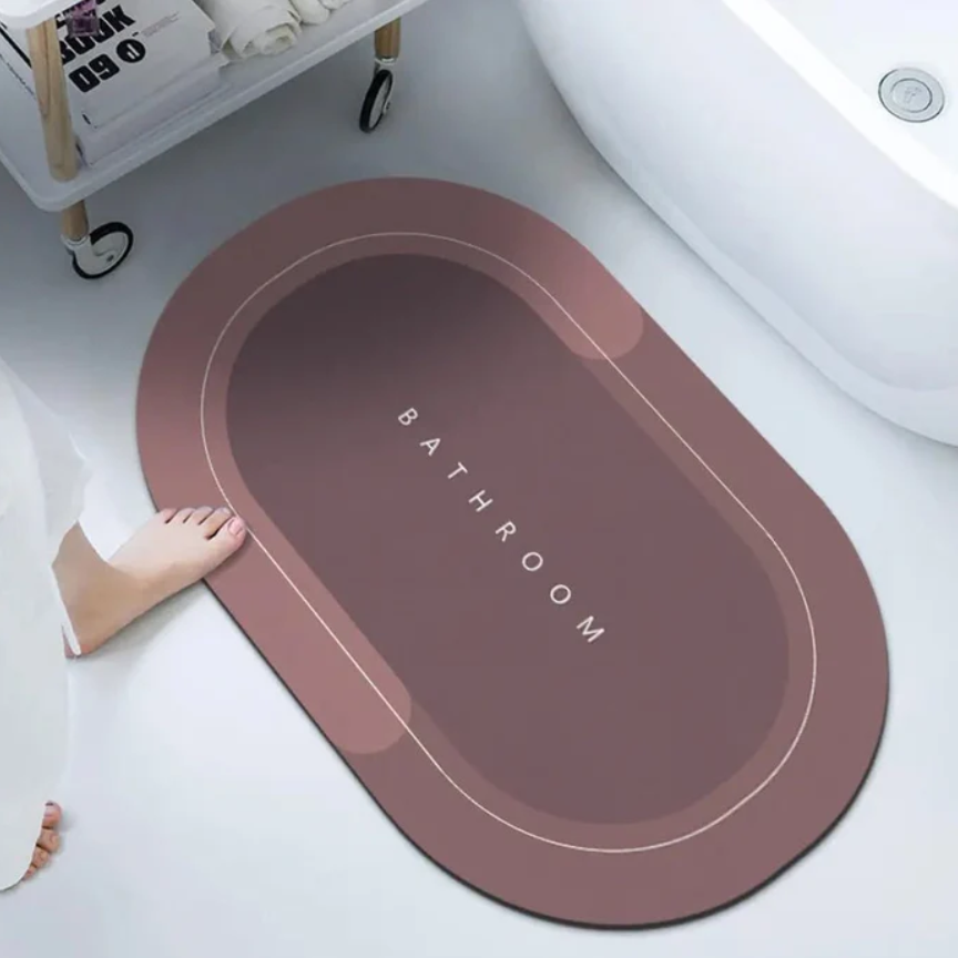 Elegant Super Absorbent Bathroom Mat