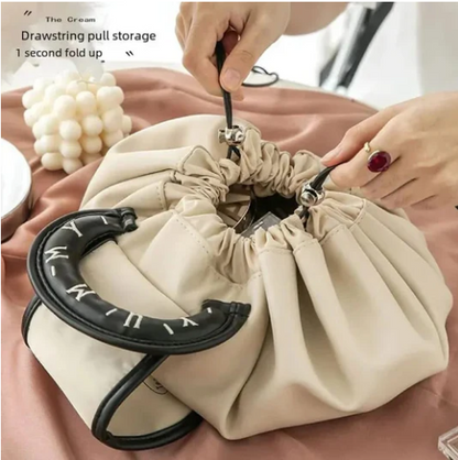 Lazy Girl High-Grade Drawstring Cosmetic Bag