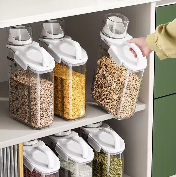 Airtight Grain Jar Food Cereal Storage Tank