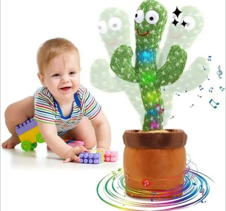 Dancing Talking Cactus Toy with USB Charge