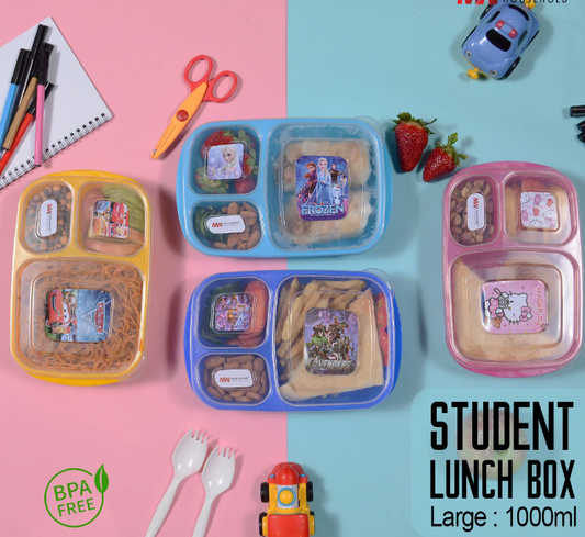 Student Compartment Partition Lunch Box