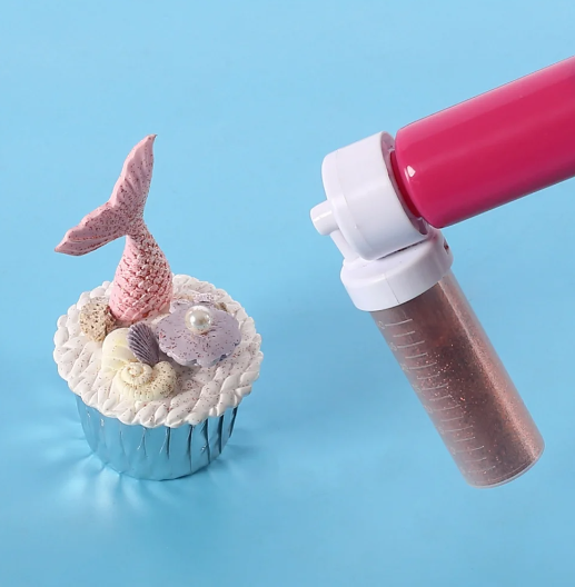 Manual Airbrush Shimmer Pump for Cakes