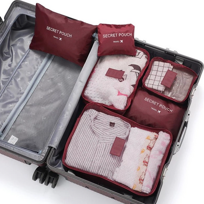 6 Pieces Travel Bags  Suitcase Organizer