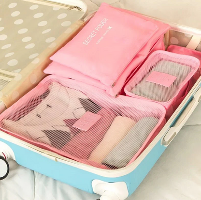 6 Pieces Travel Bags  Suitcase Organizer