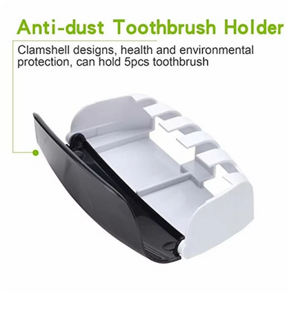 Automatic Toothpaste Dispenser With Brush Holder