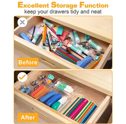 Transparent Drawer Organizer Trays