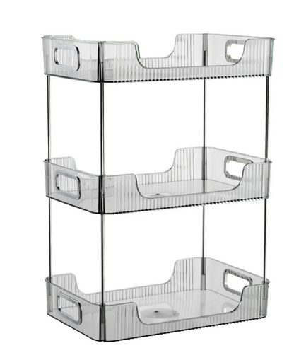 3-Tier Acrylic Multi-Purpose Vanity Display Rack